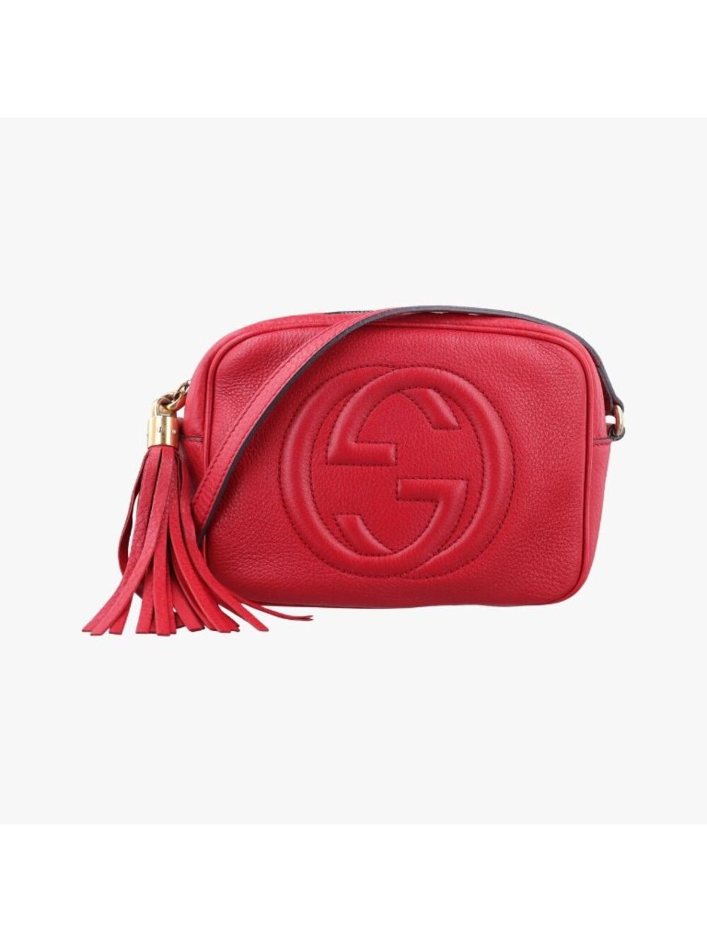 Gucci Soho Red Leather Shoulder